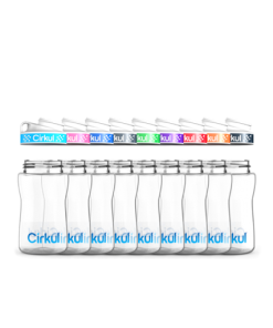 12oz. Plastic Bottle & Comfort Grip Lid