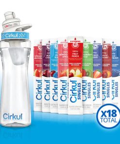 22oz. Plastic Bottle & FitSip® Mixed Berry