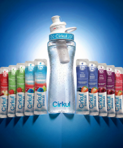 22oz. Plastic Bottle, LifeSip® Fruit Punch, & 18pk Cirkul® Singles