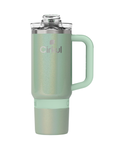 Limited Edition: 30oz. Sage Shimmer Travel StrawSip™ Tumbler