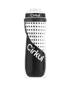 Limited Edition: 22oz. Black Insulated Squeeze Plastic Bottle & Sport Lid