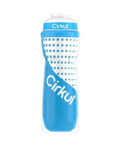 Limited Edition: 22oz. Blue Insulated Squeeze Plastic Bottle & Sport Lid