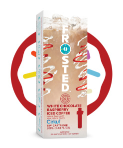 Frosted White Chocolate Raspberry Iced Coffee